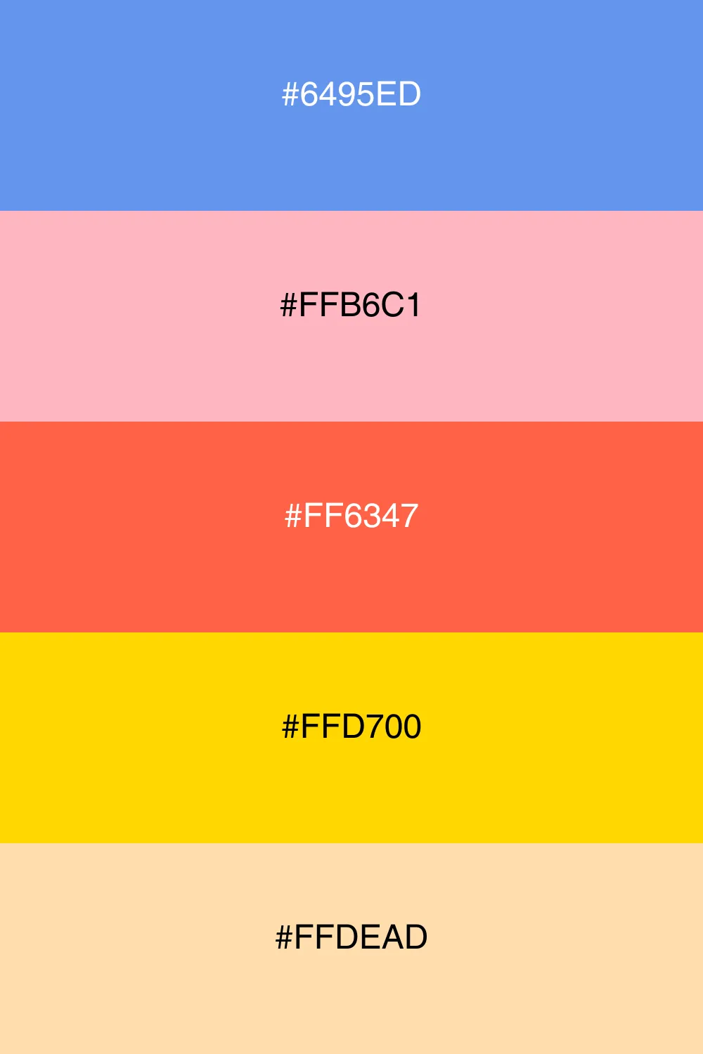 A warm palette that feels inviting and cheerful.