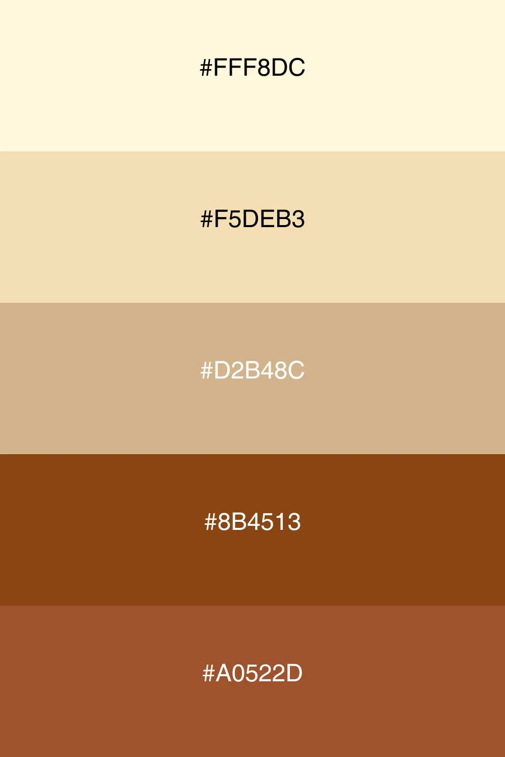 An earthy palette that creates a cozy, relaxing atmosphere.