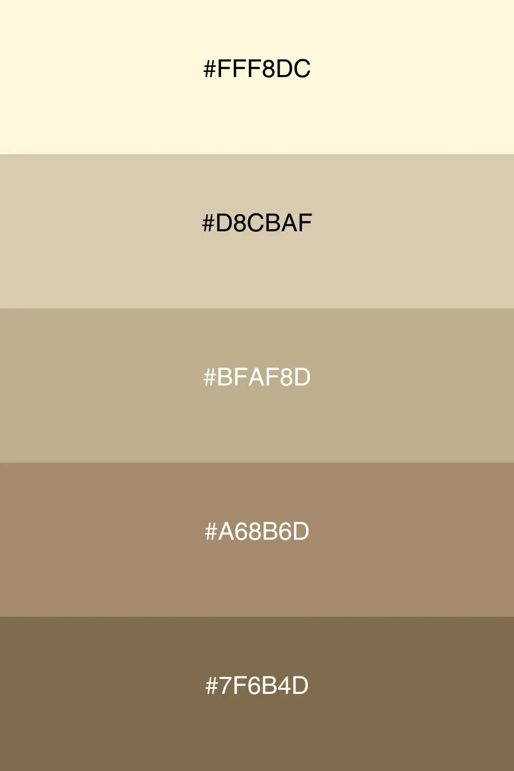 A vintage-inspired palette with earthy tones and warmth.