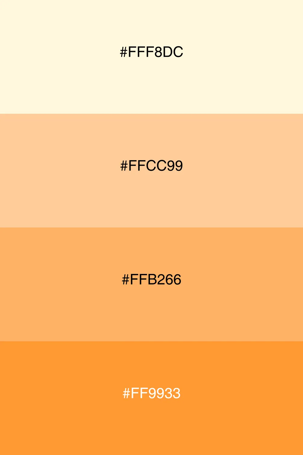 A warm and inviting palette that radiates cheerfulness.