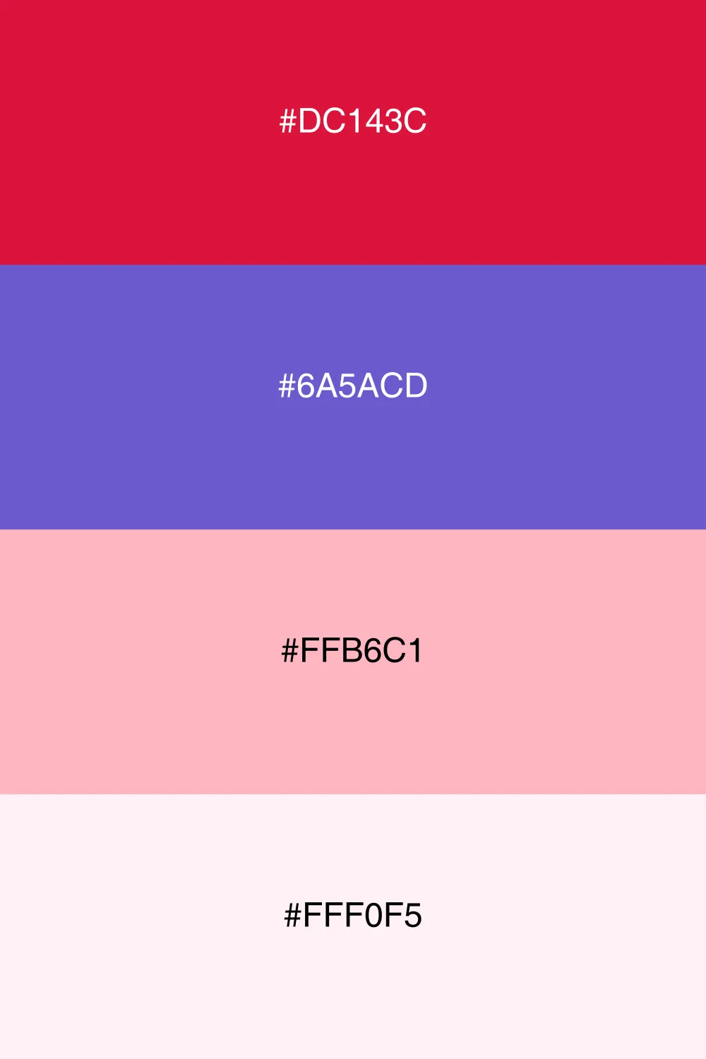 A soft and dreamy palette with romantic pastel tones.