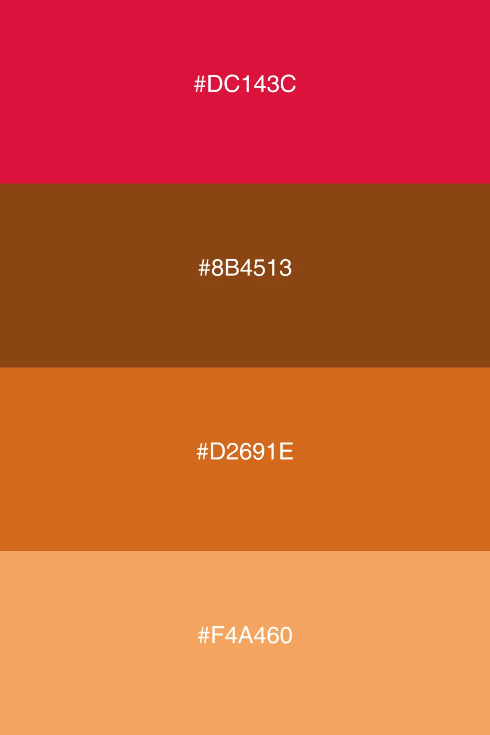 A grounded earthy palette inspired by nature's warmth.