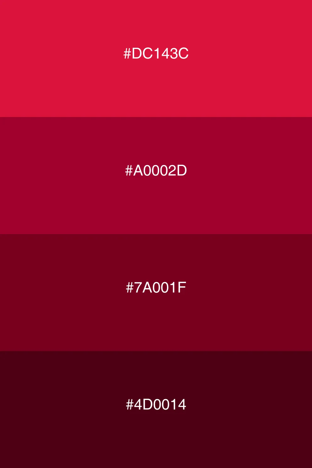 An elegant monochrome palette with deep crimson tones.