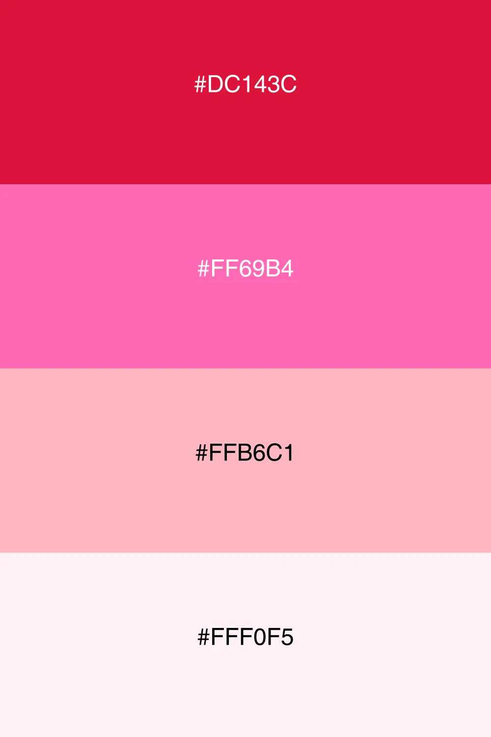 A fun and playful palette with light and cheerful colors.
