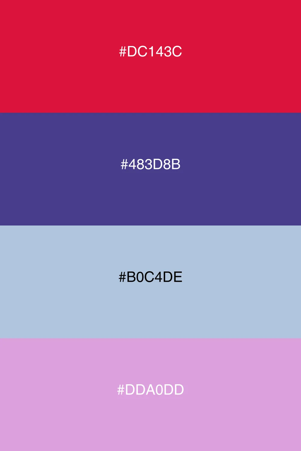 A mystical palette inspired by twilight hues.