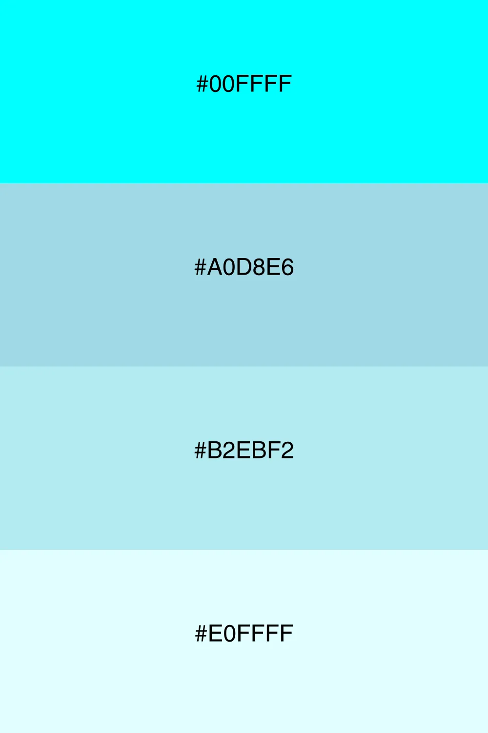 A refreshing palette reminiscent of a cool breeze.