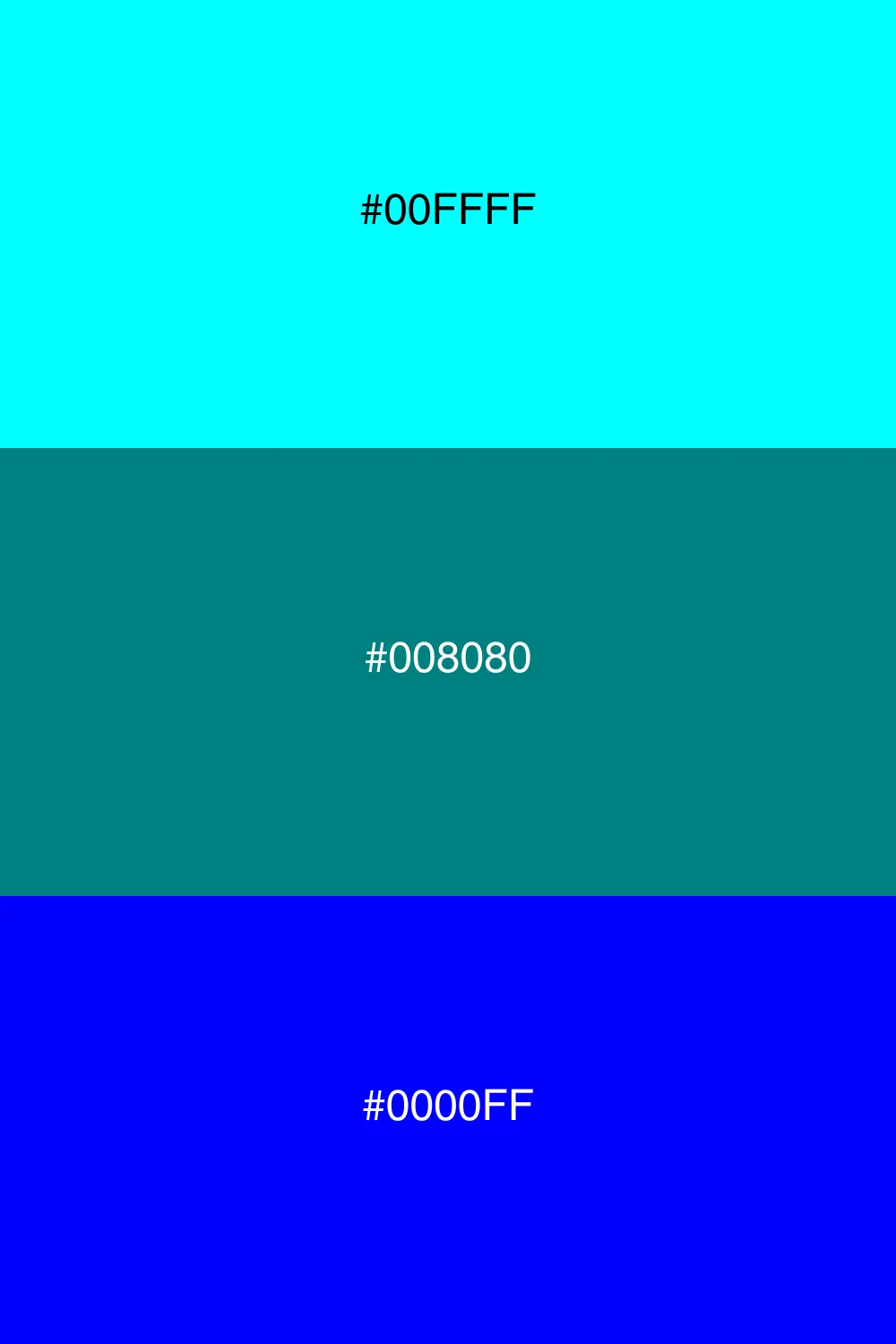 Cool and calming color scheme.
