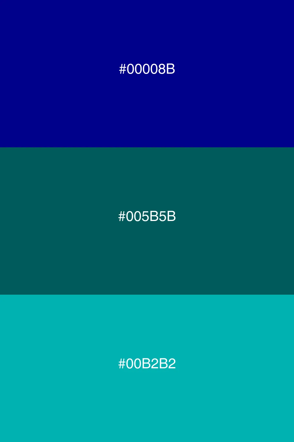 Cool tones for a serene feel.
