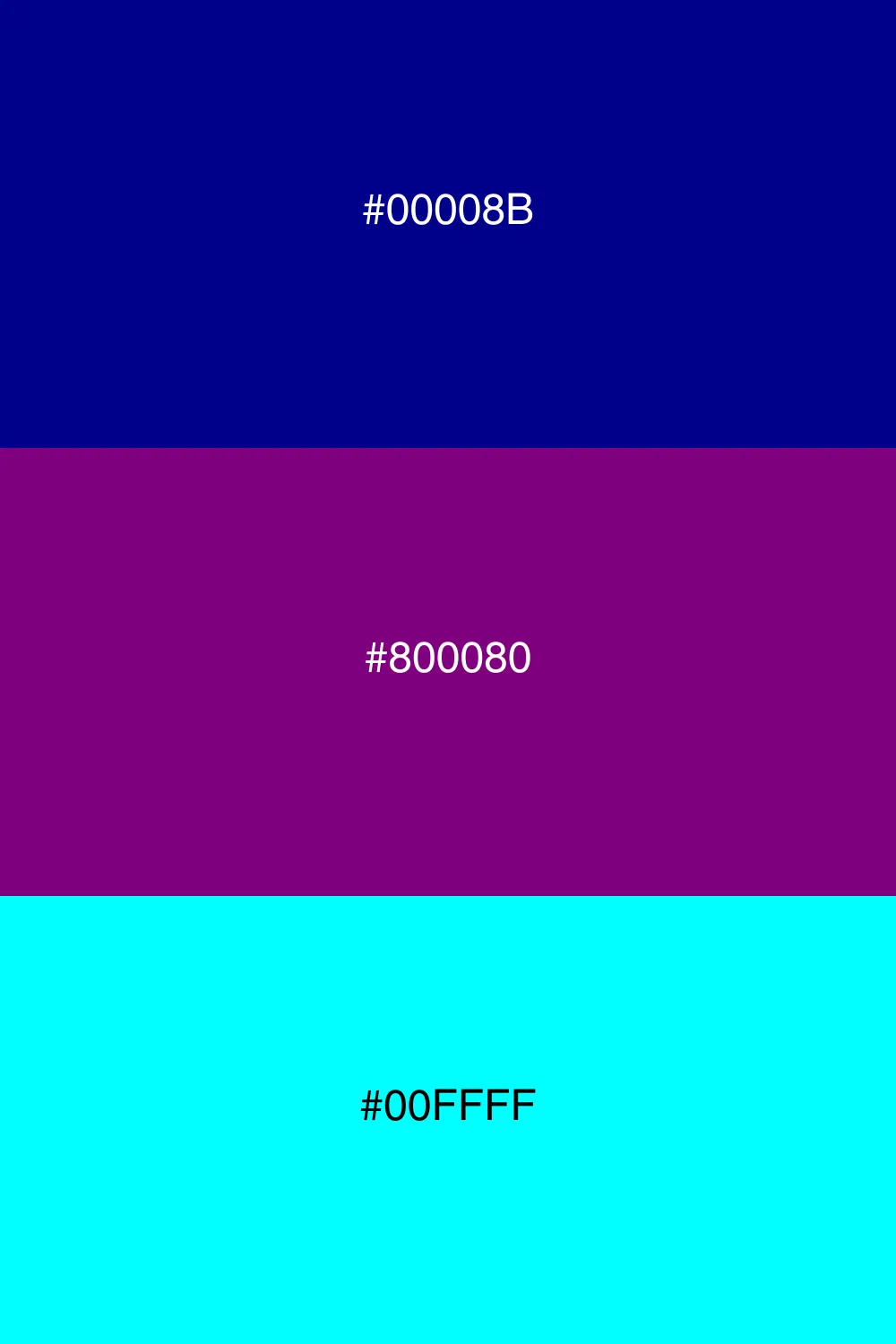Vibrant and bold color combination.