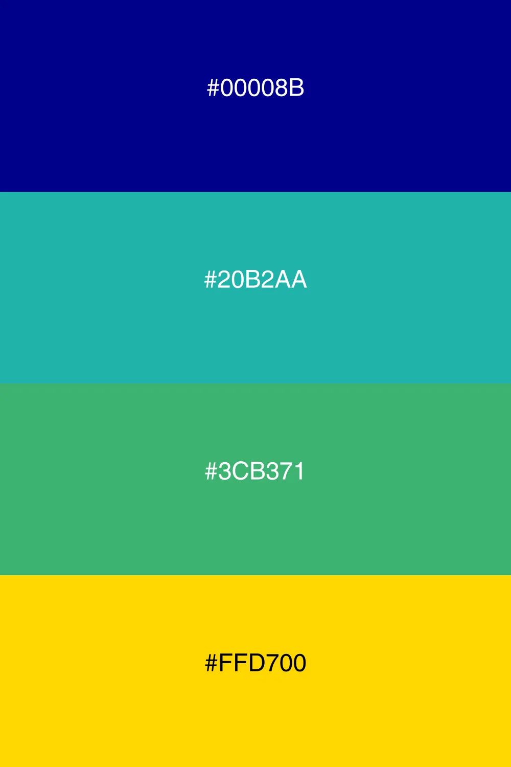 A vibrant palette inspired by deep sea adventures.