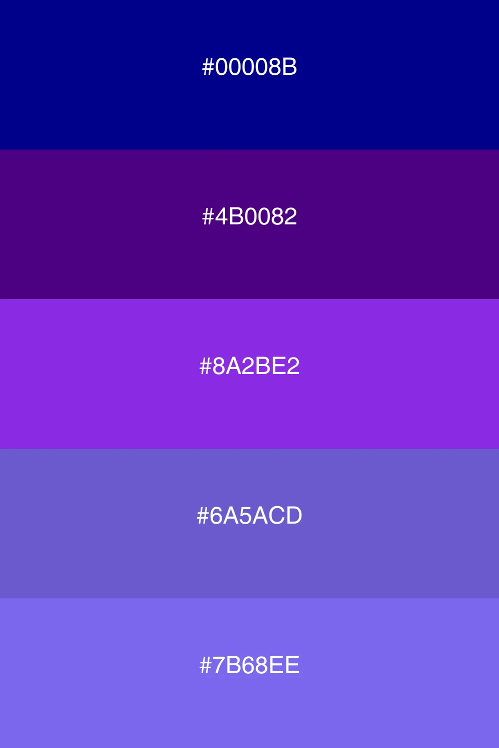 A mystical palette evoking the beauty of midnight skies.