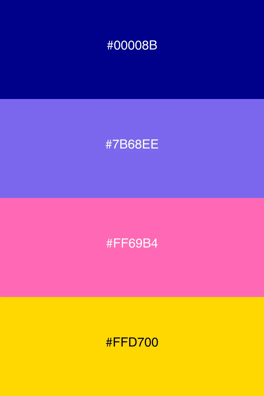 A playful retro palette with vibrant colors.