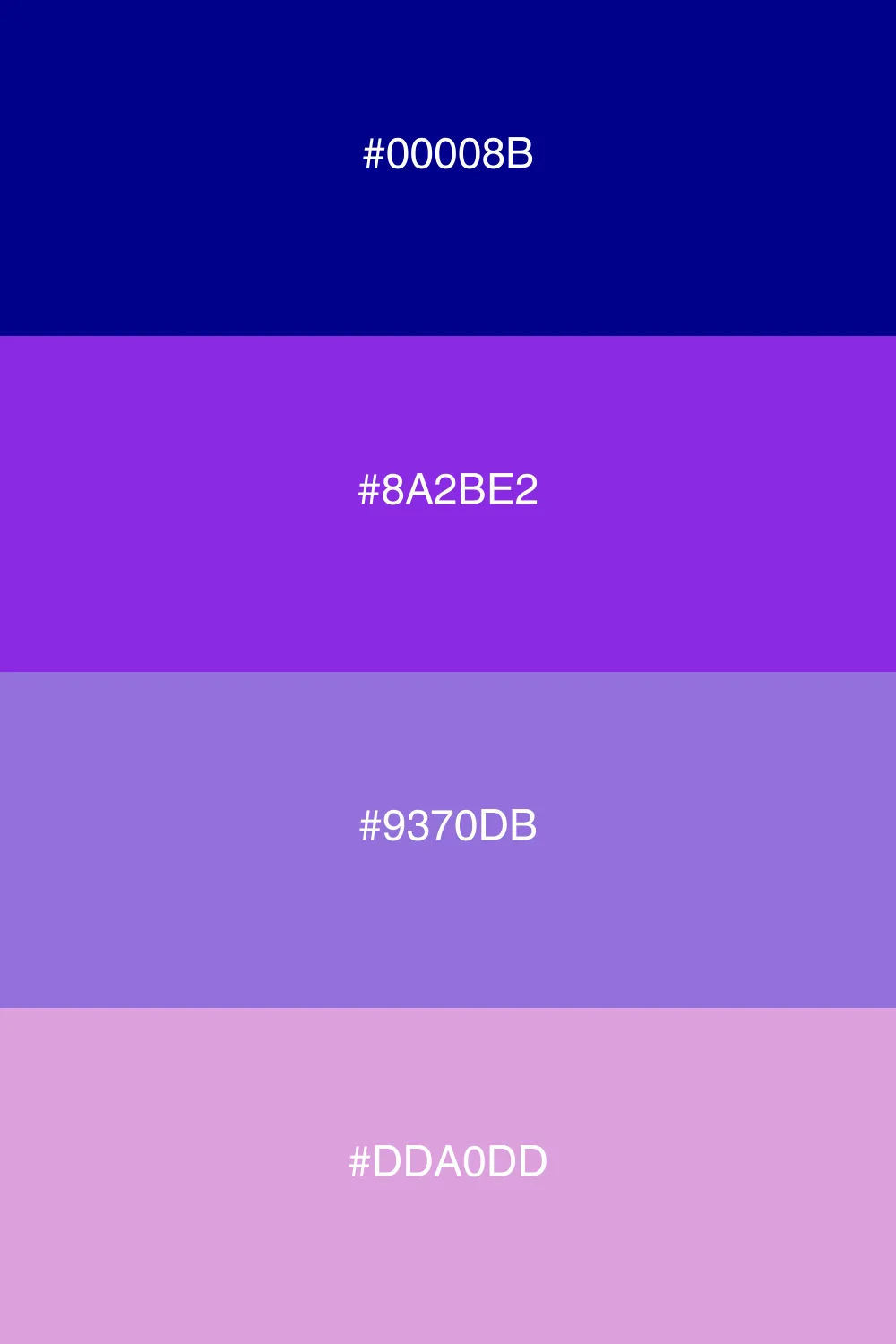 A dreamy palette capturing the essence of twilight.