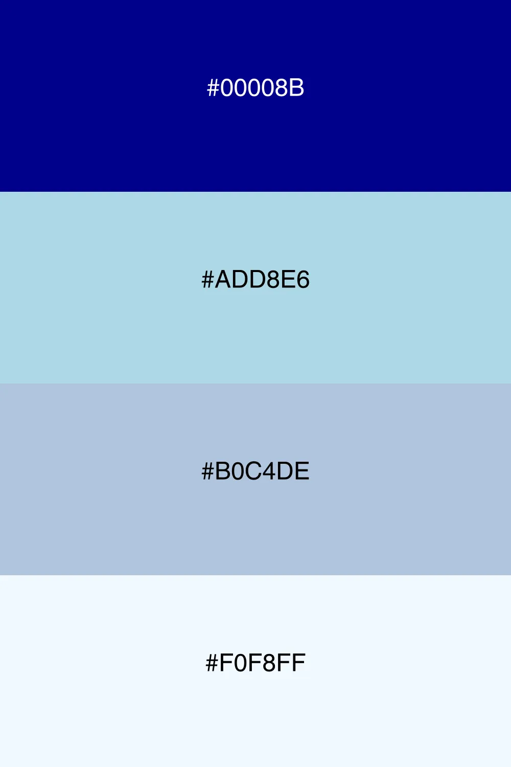 A cool palette evoking the tranquility of winter.