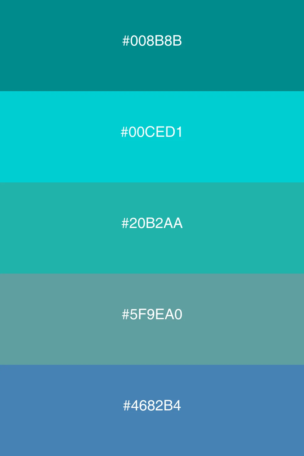 A refreshing palette inspired by ocean waves.