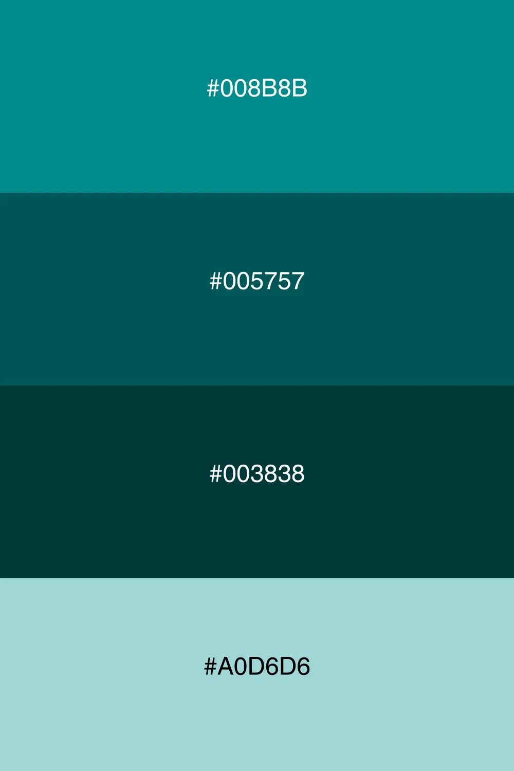 A deep oceanic palette that evokes mystery and calm.