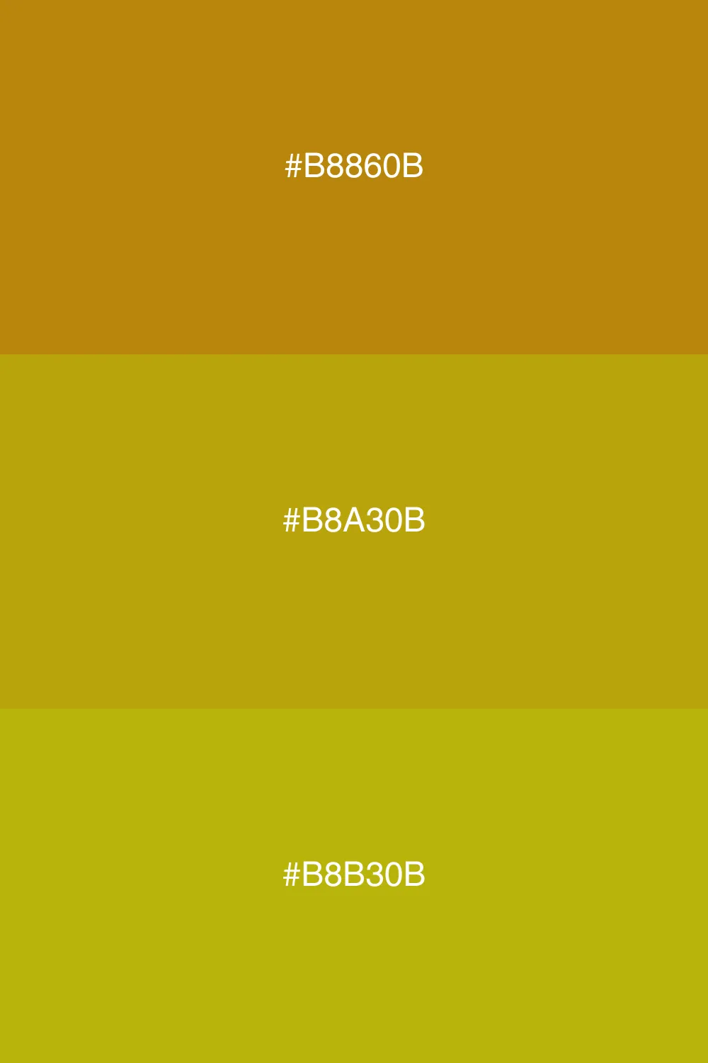 Harmonious colors for a warm palette.