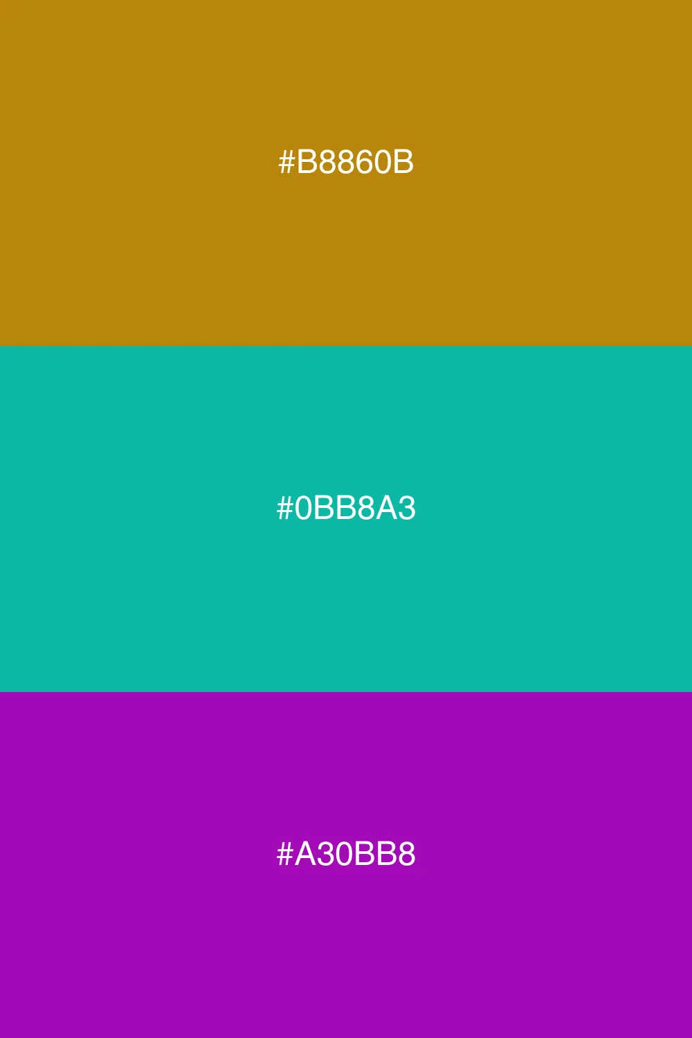 Balanced colors for dynamic designs.