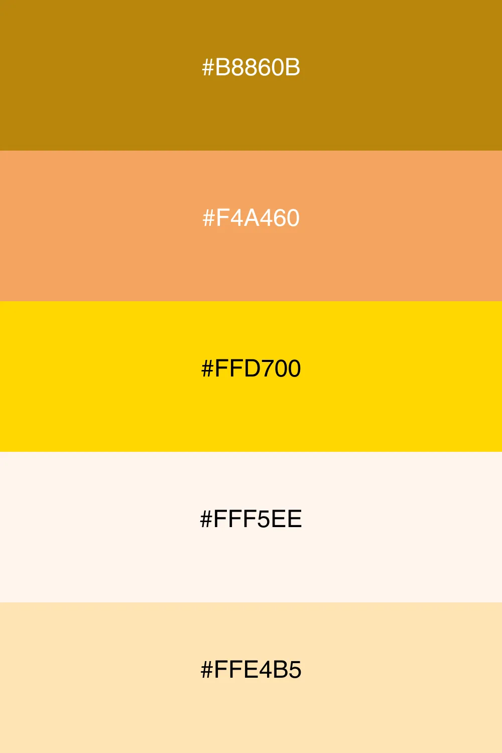 A relaxing palette inspired by golden sandy beaches.