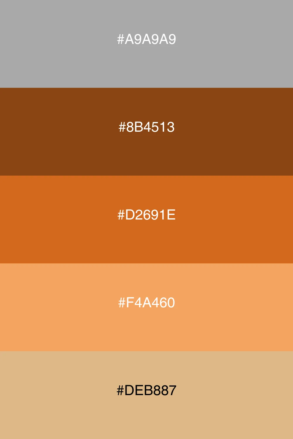 A grounded earthy palette inspired by nature.