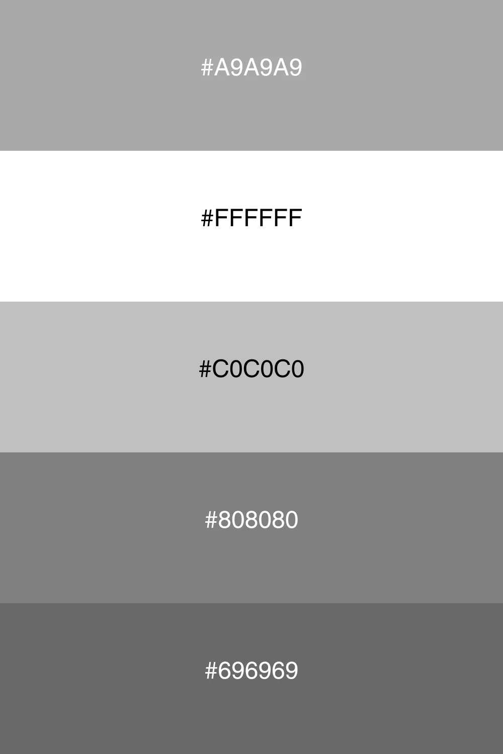 A balanced neutral palette for modern designs.
