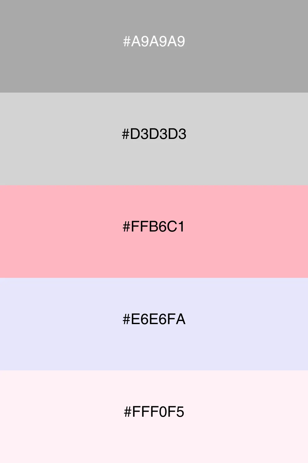 A soft pastel palette with a calming feel.
