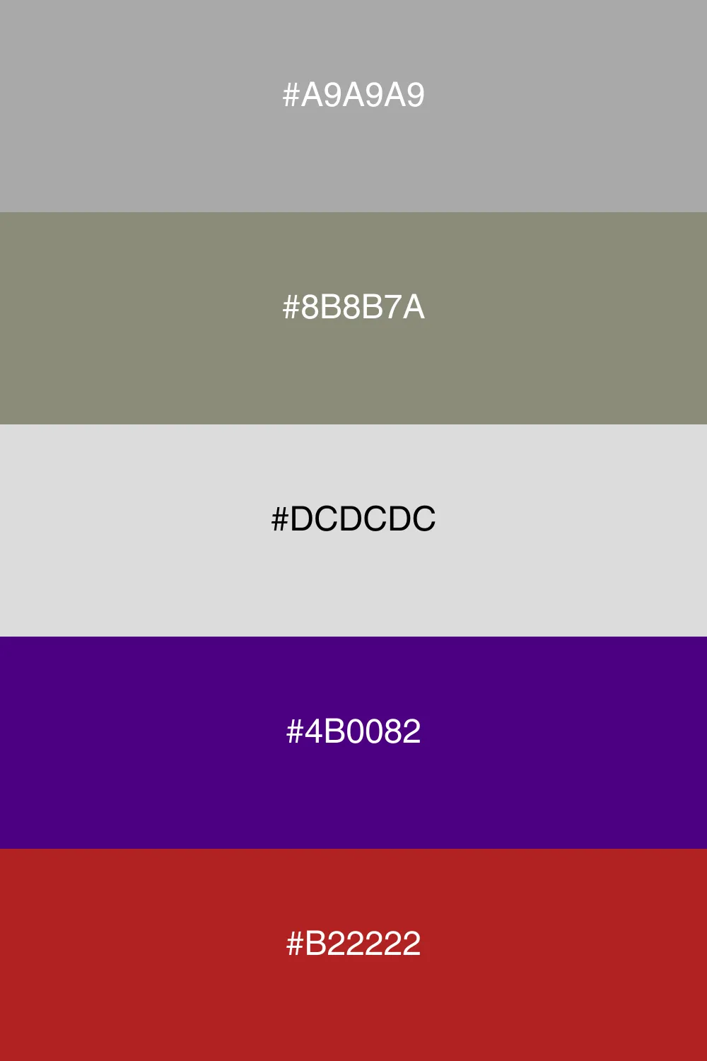 A bold palette with an industrial edge.