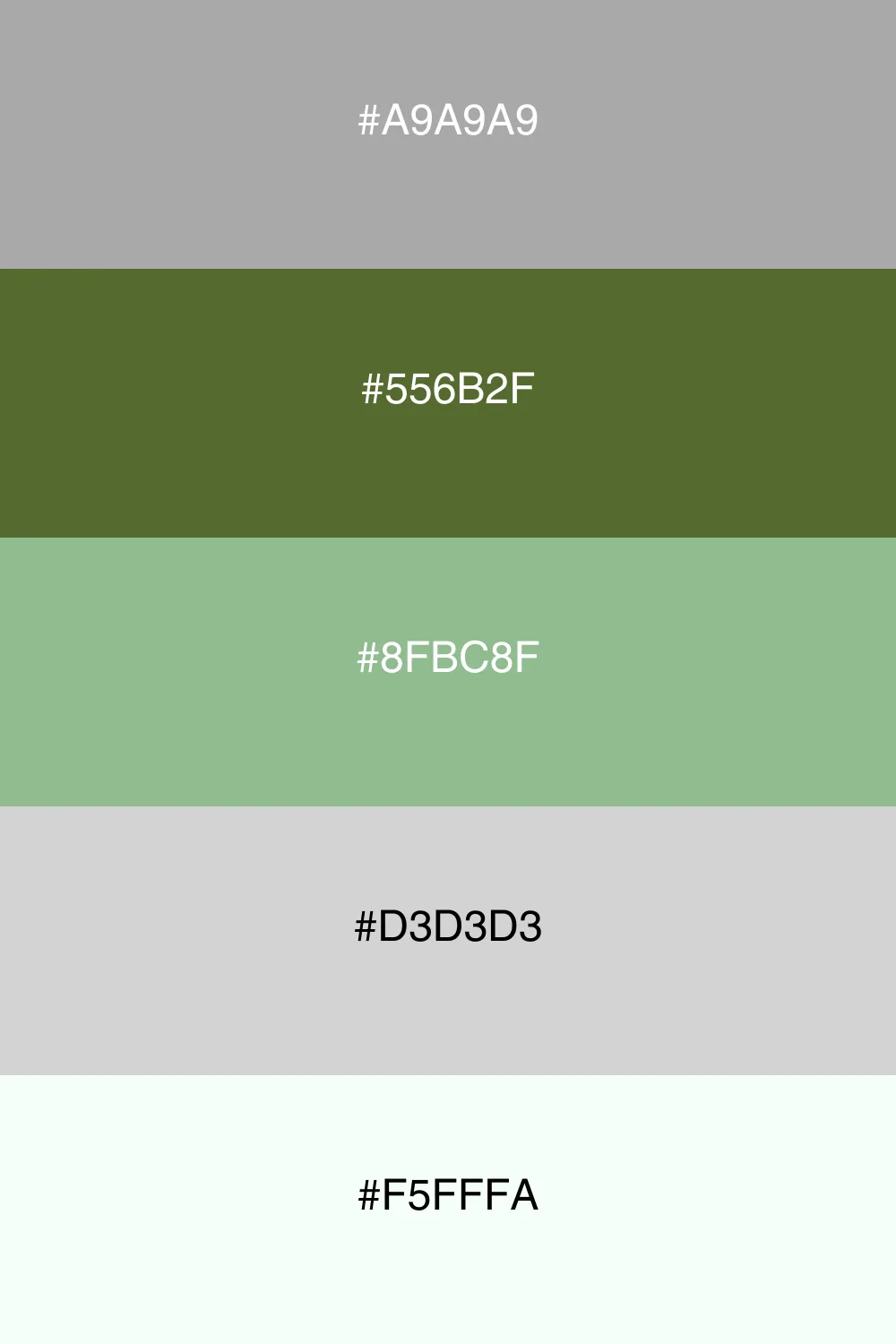 Inspired by nature, this palette feels fresh and earthy.