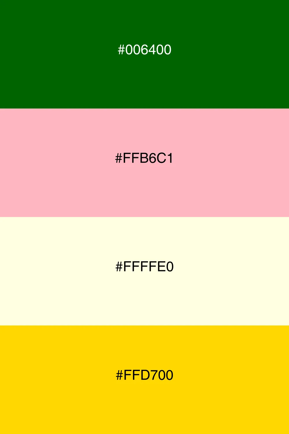 Soft and cheerful color harmony.
