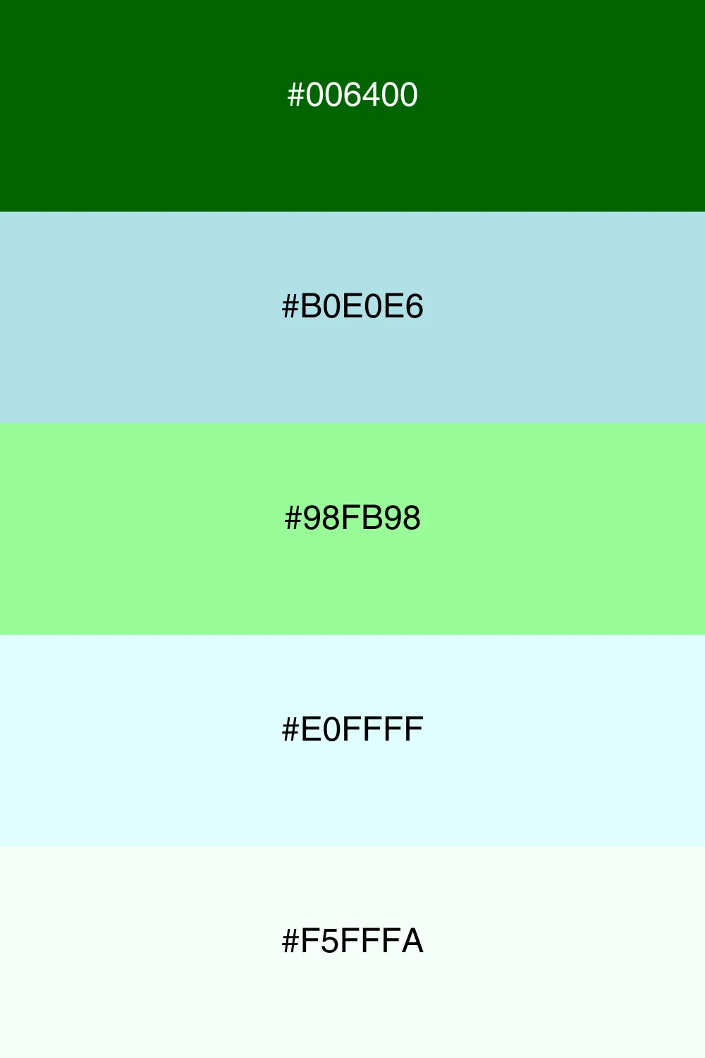 A soft and light palette inspired by a pastel forest.