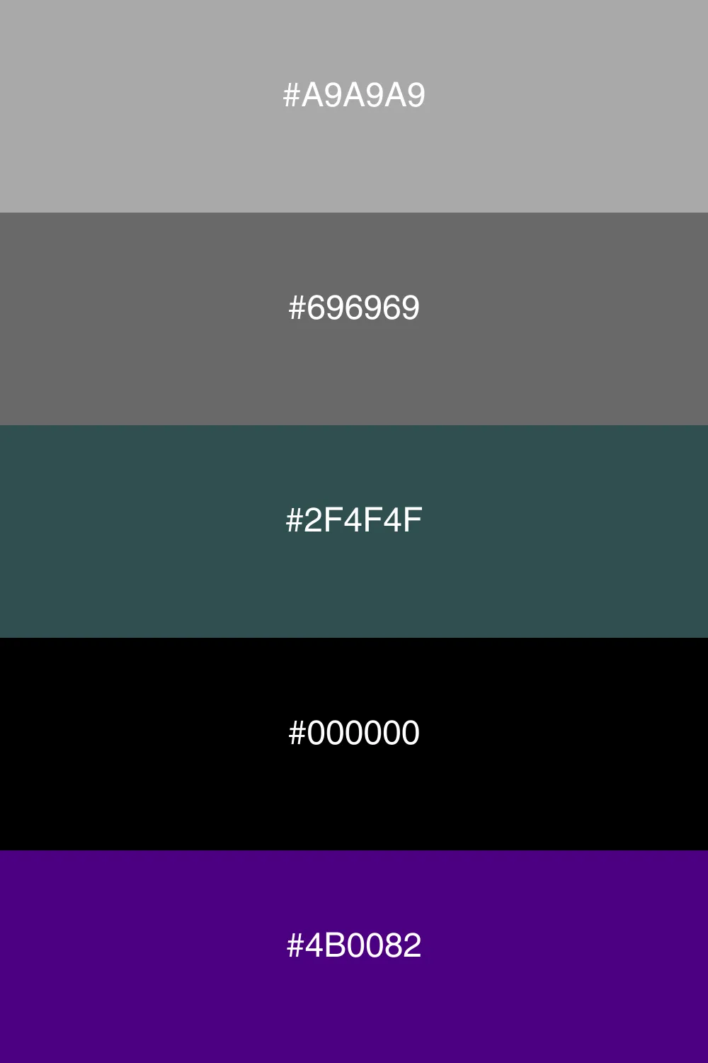 A dramatic dark palette with a mysterious touch.