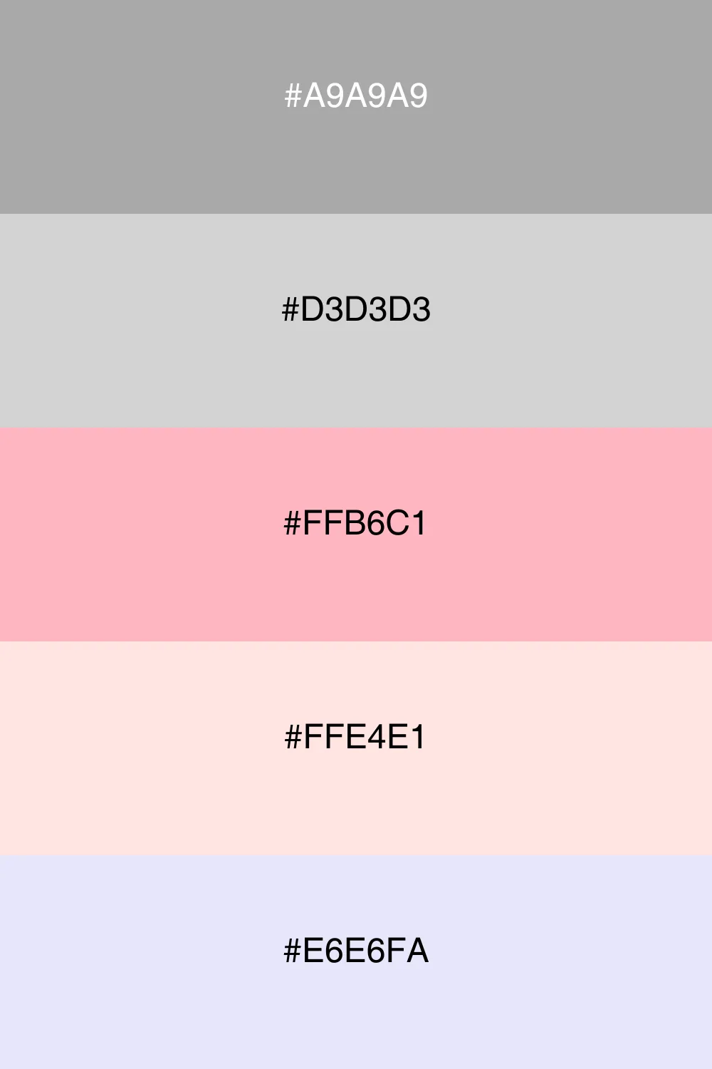 A soft pastel palette with a calming feel.