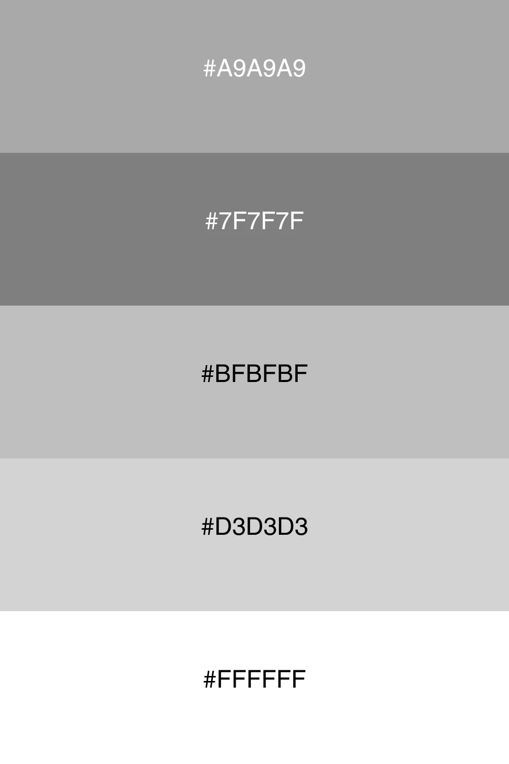 A minimalist monochrome palette for a clean look.