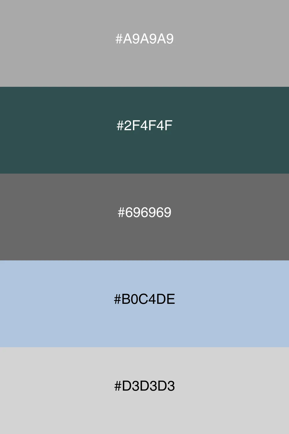 A modern palette inspired by urban landscapes.