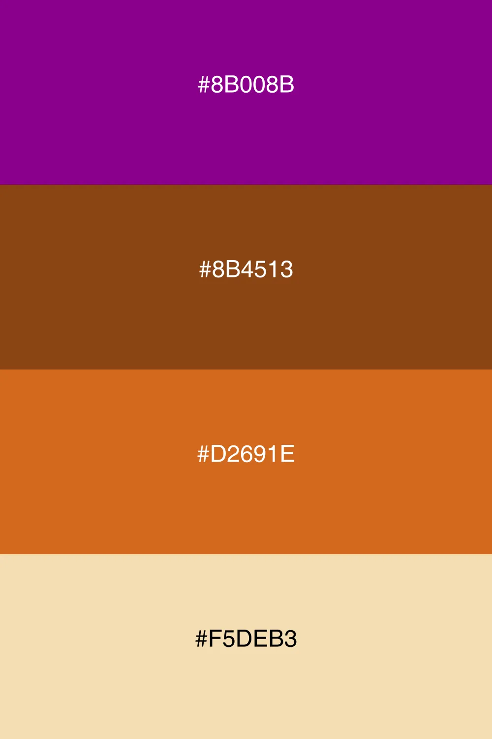 A grounded earthy palette inspired by nature's warmth.