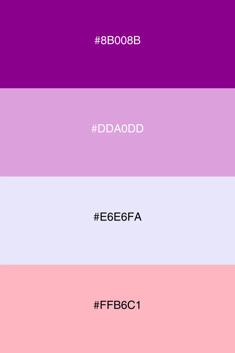 A soft and playful pastel palette with a feminine touch.