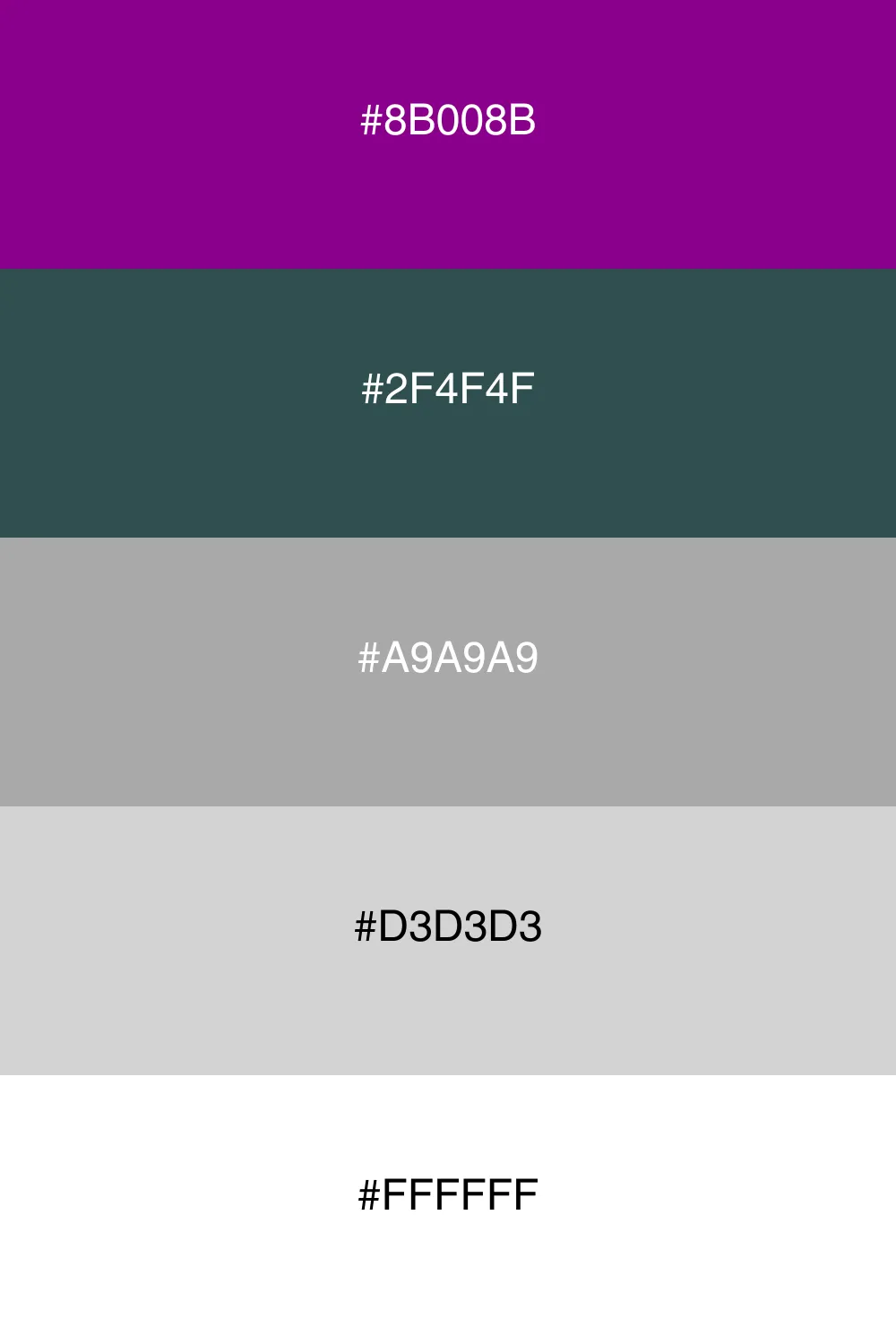 A modern palette with urban sophistication.