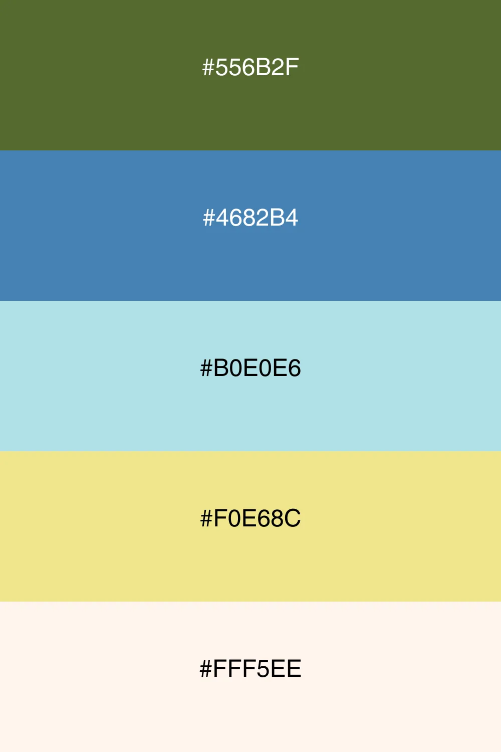 A fresh palette inspired by coastal landscapes.