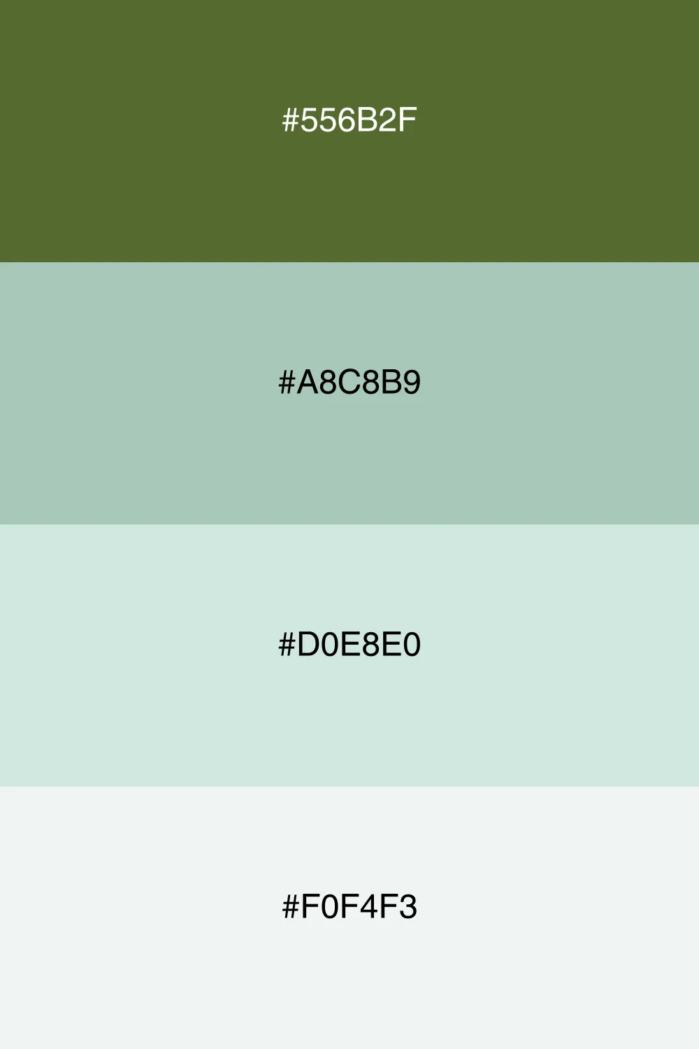 A refreshing cool palette inspired by a gentle breeze.