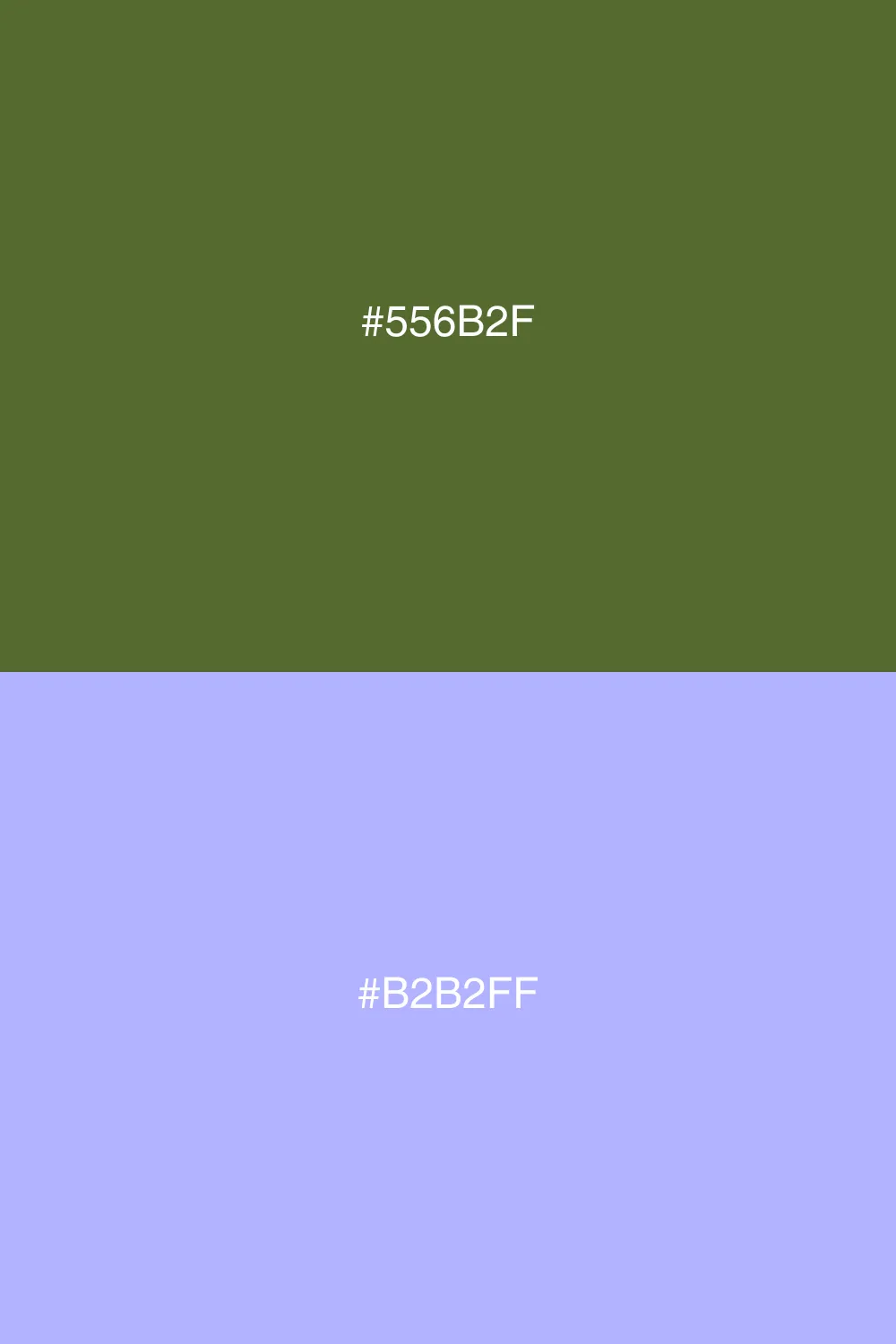 Contrast with a soft lavender hue.