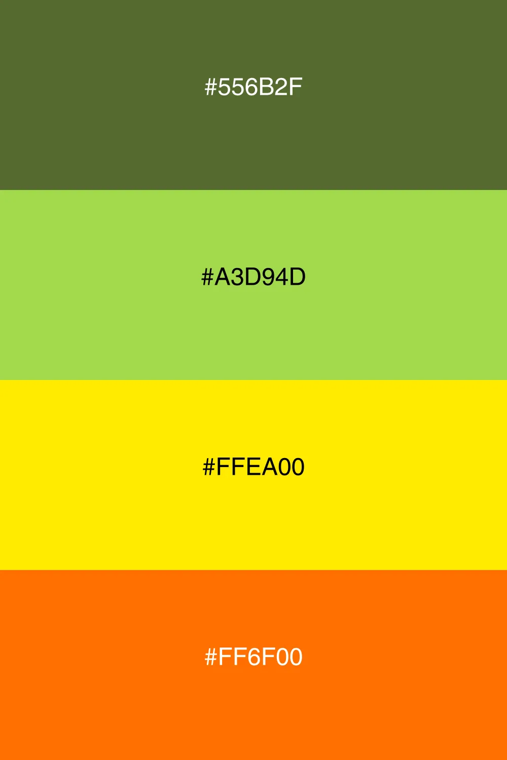 A vibrant neon palette full of energy and fun.