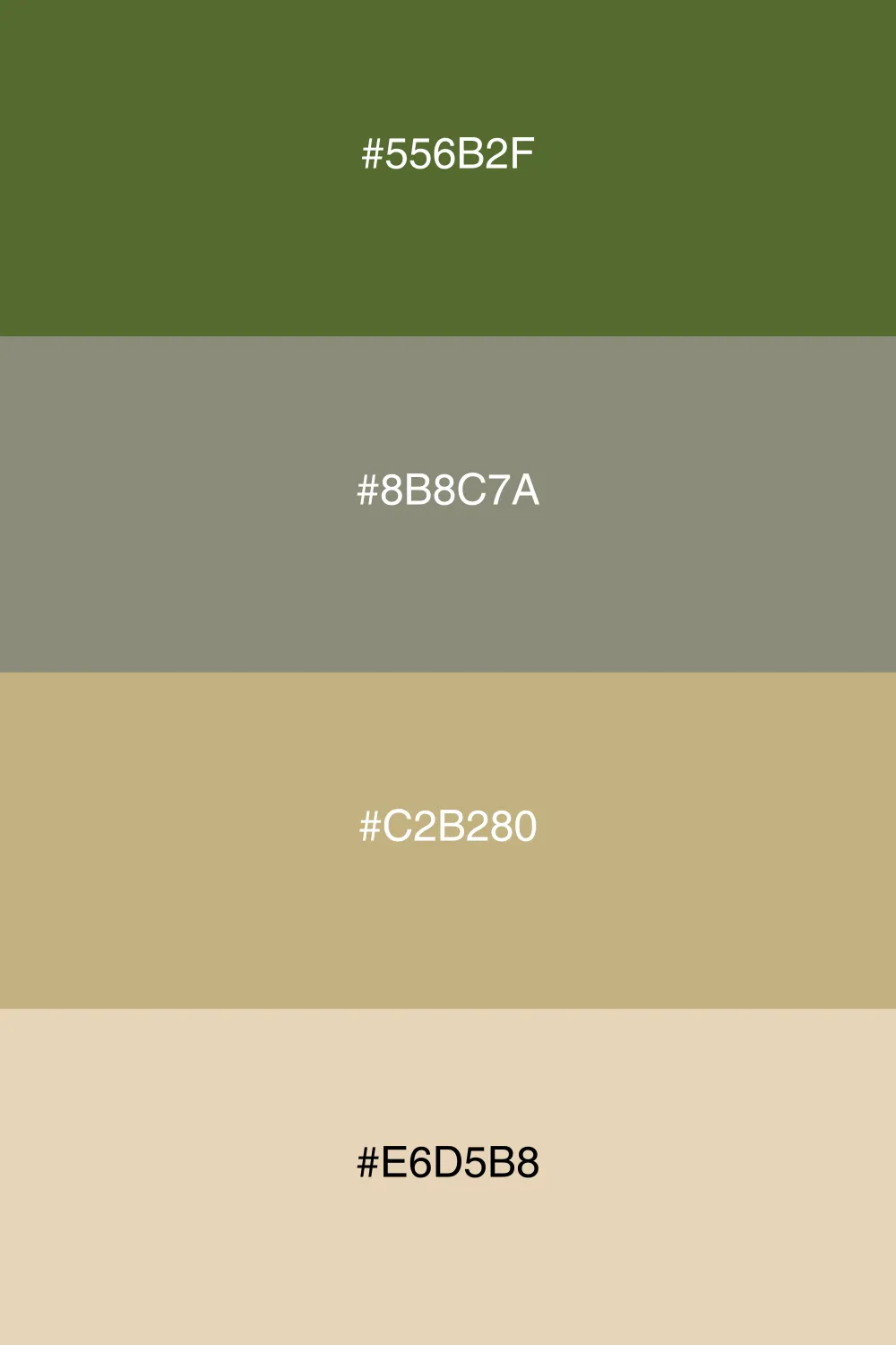 A vintage palette evoking warmth and nostalgia.