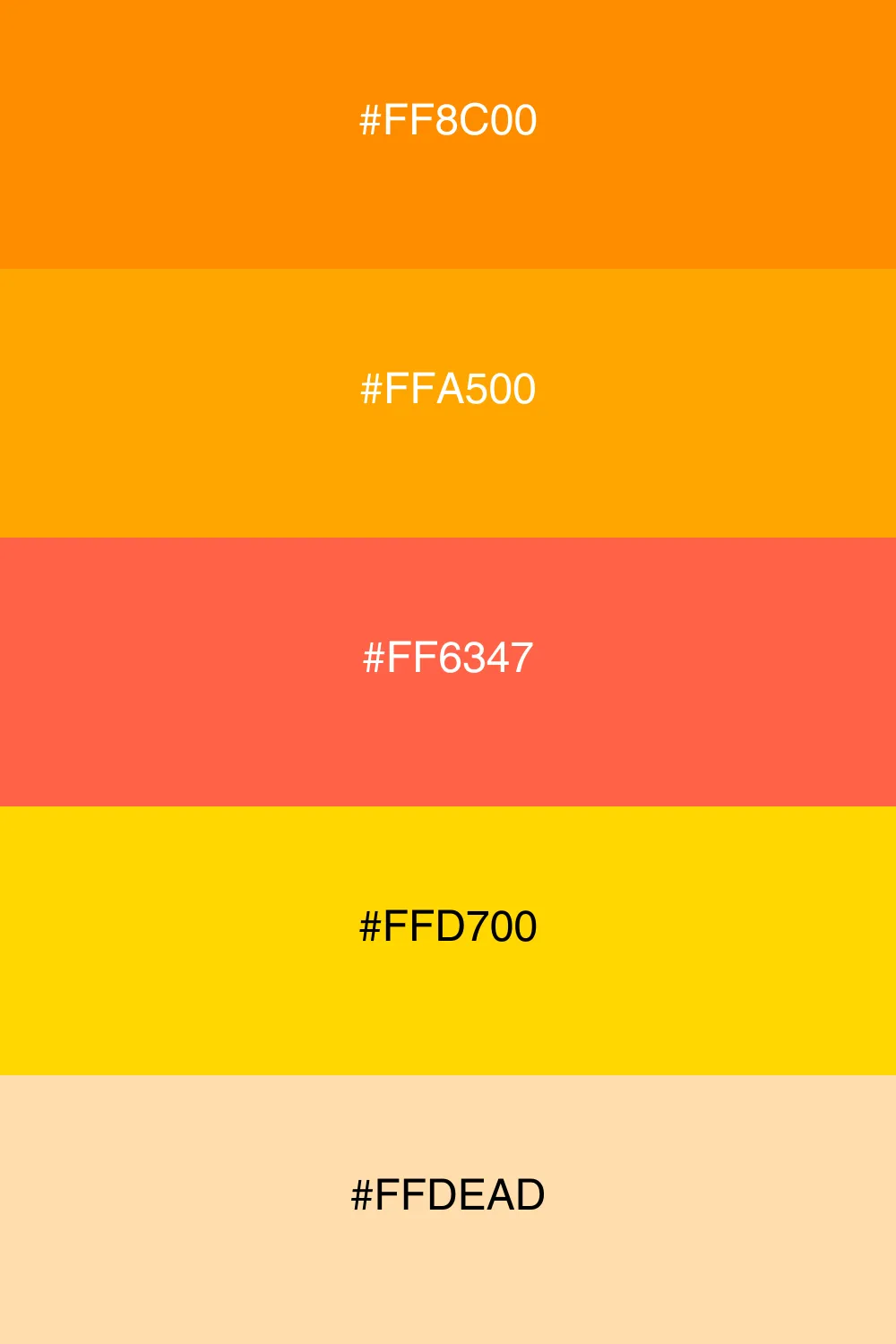 A lively palette reminiscent of fresh citrus fruits.