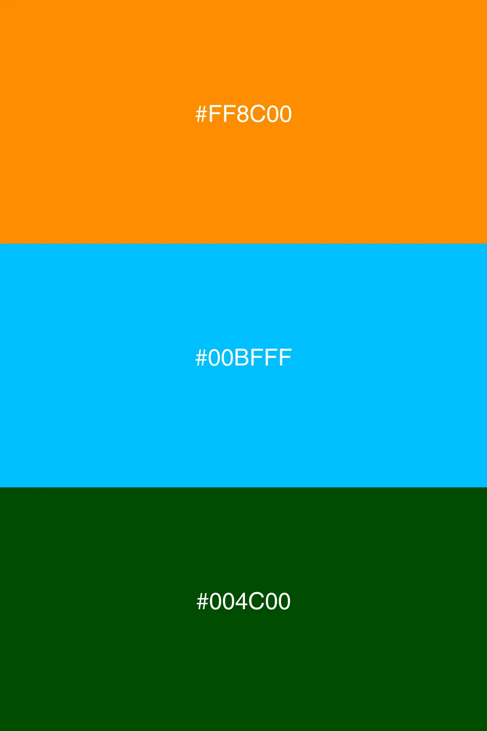 Dynamic contrast with adjacent colors.