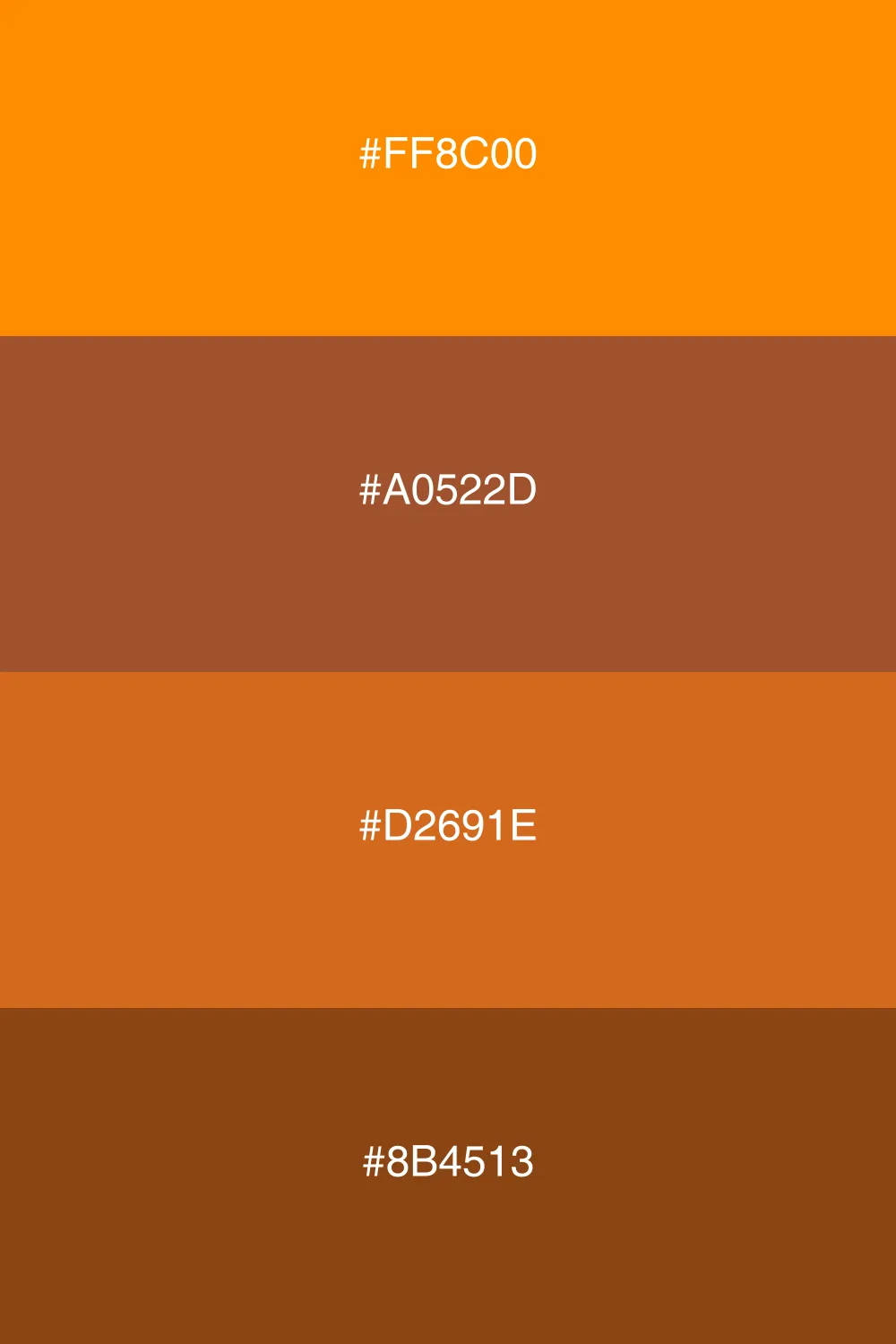 Rich earthy tones inspired by nature's palette.