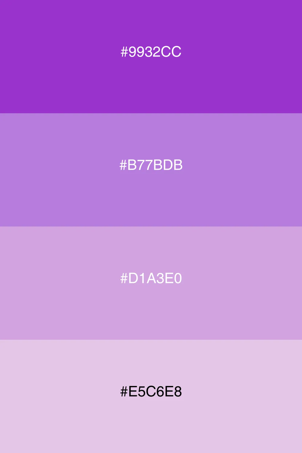 Lighter shades for a soft appearance.