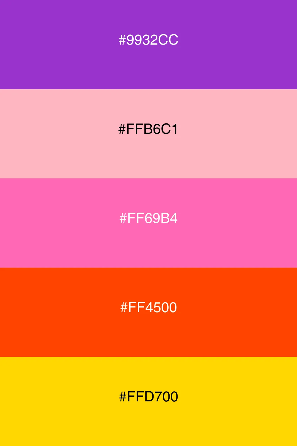 A warm palette that feels inviting and cheerful.
