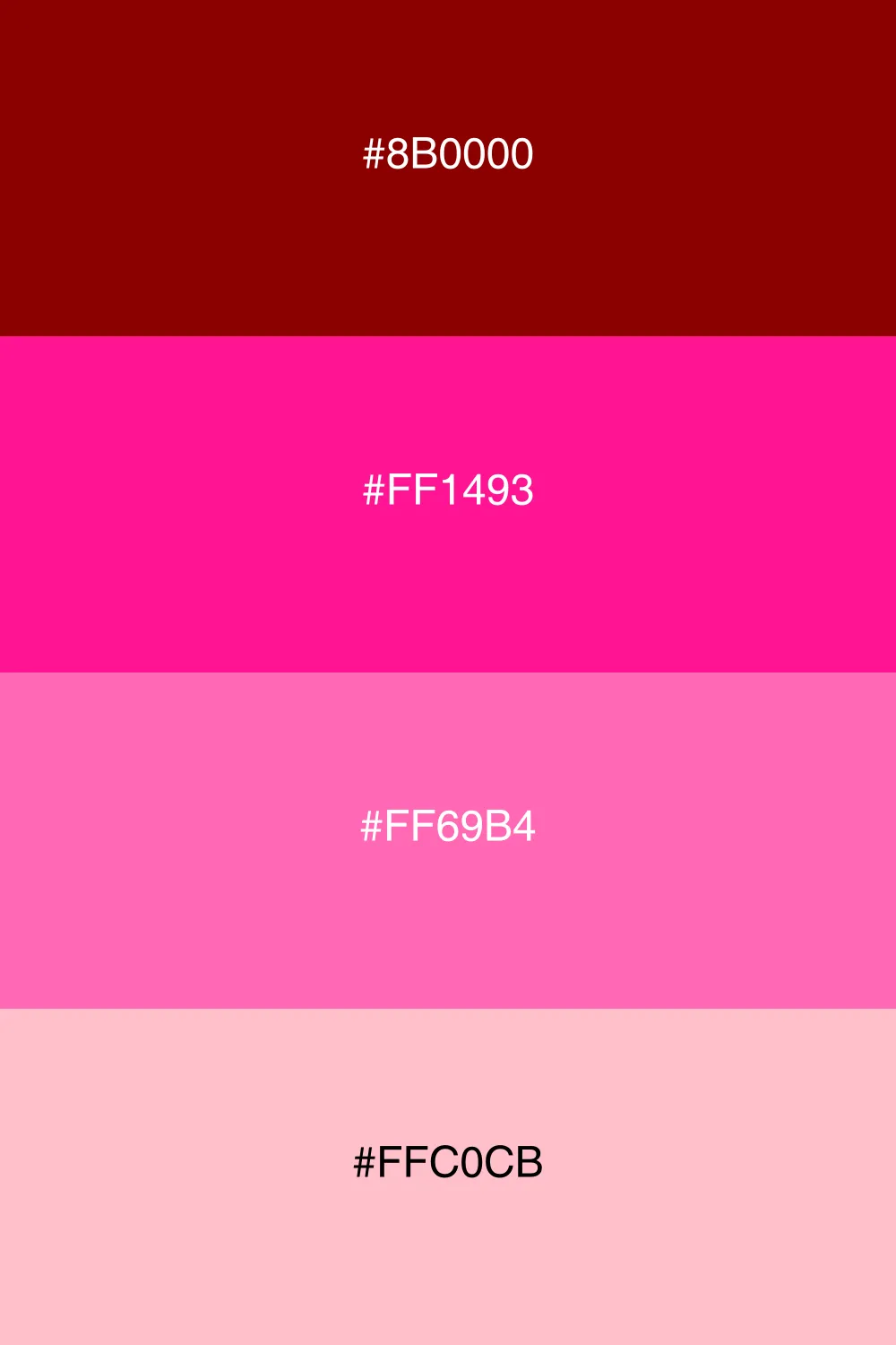 Playful and sweet colors inspired by berries.