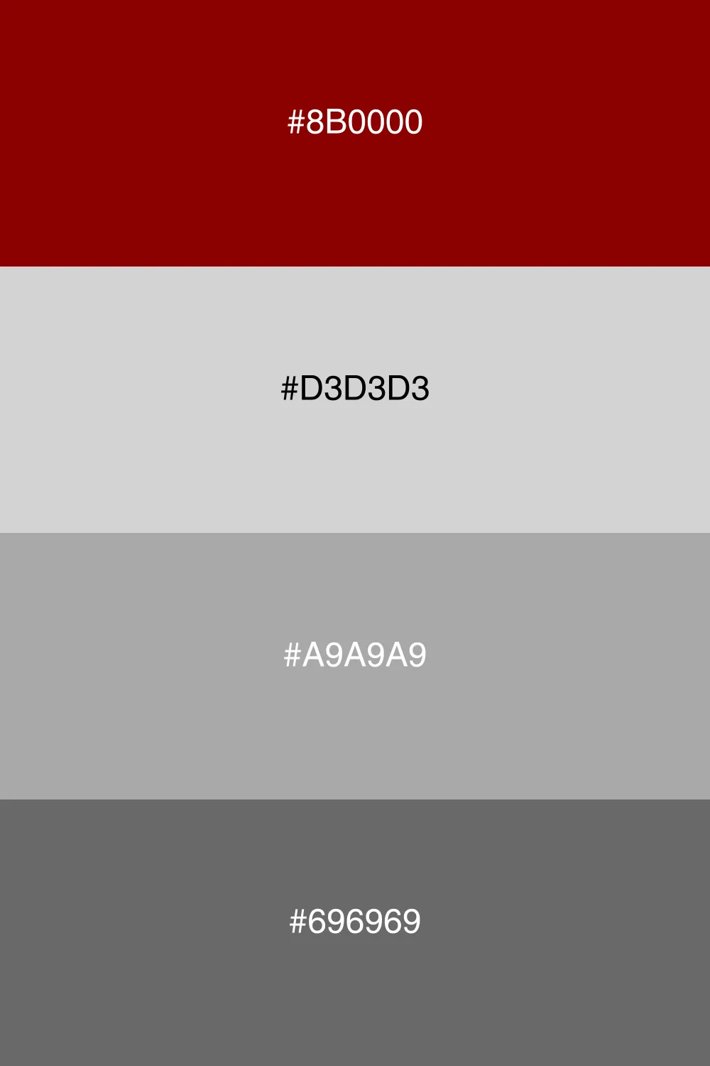 A subtle neutral palette that complements dark red elegantly.