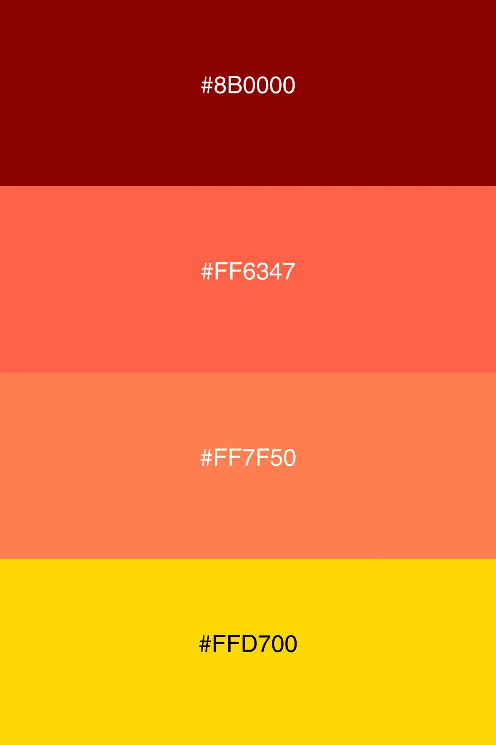 An inviting warm palette with bright and cheerful colors.